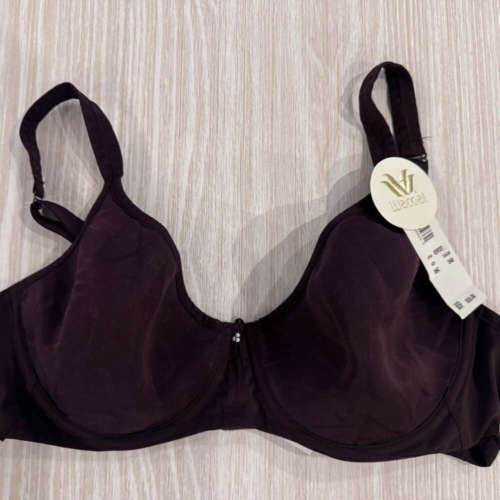 NWT Wacoal Underwire Bra - Chocolate Brown - Size 36C